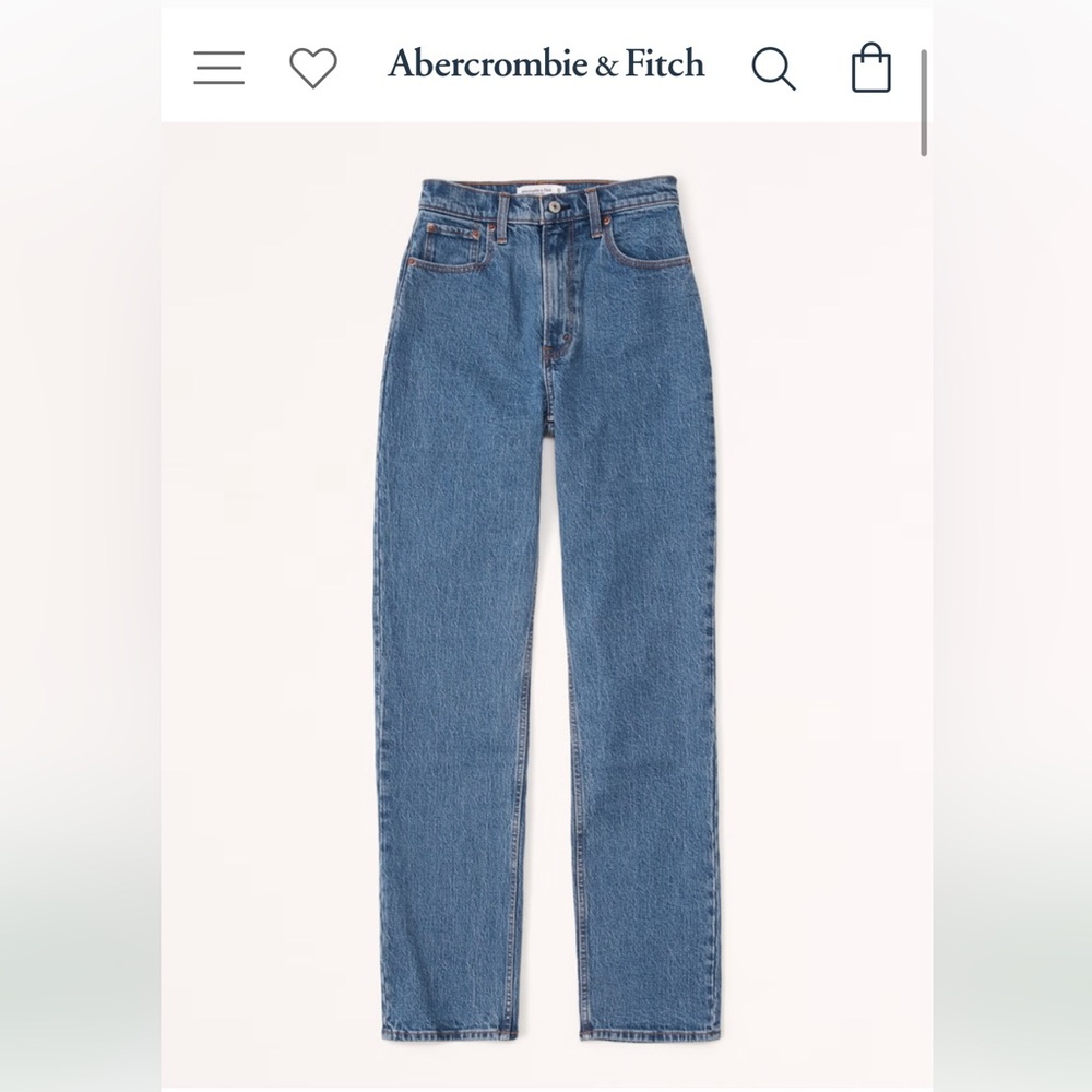 Abercrombie 90s straight leg jeans